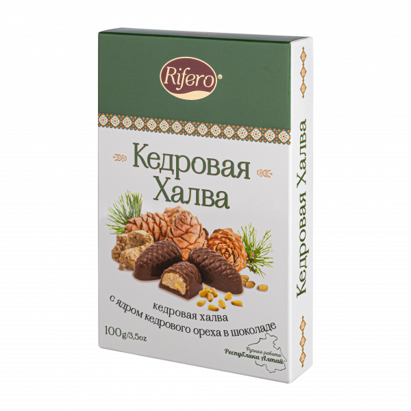 №1 Риф и ко Конфеты "Кедровая халва" 100г   в Киселёвске
