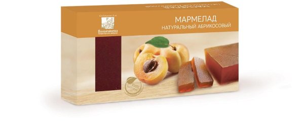 №2 Мармелад пластовый 210г абрикосовый  в Киселёвске