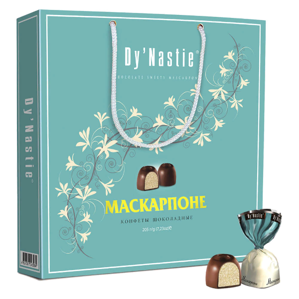 №3 Династия Сумка 170г Конфеты "Маскапроне" в Киселёвске